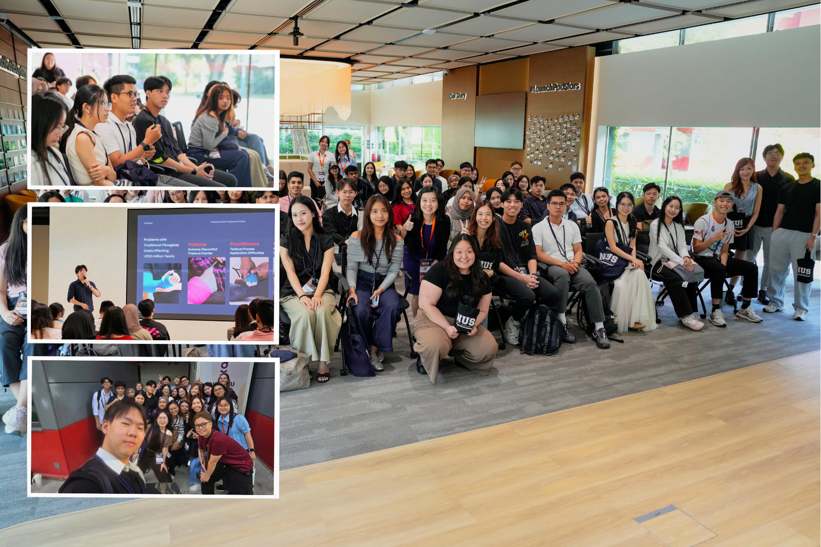 NUSSP participants at an ACE.SG learning visit in Singapore's LaunchPad startup ecosystem